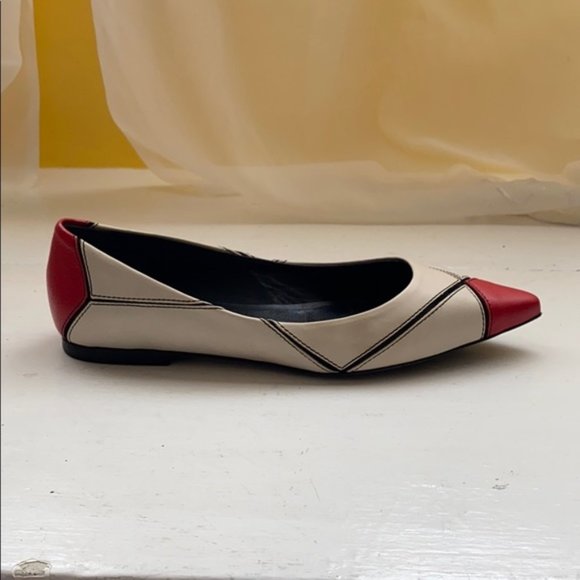 Roger Vivier Prism Color-block Pointed Toe Flats size EU 35 - Picture 12 of 14